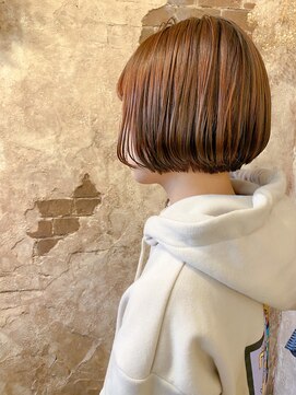 マギーヘア(magiy hair) magiyhair【nico】ミニボブ オレンジ