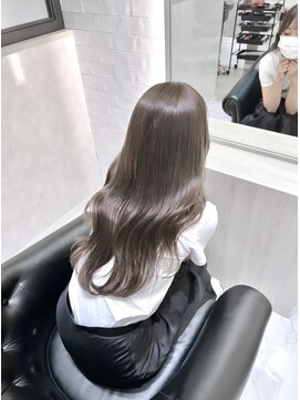 アンドシャルム 心斎橋(&CHALME) ブリーチ無しでもできる透明感グレージュ