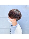 丸みマッシュ／メンズ縮毛矯正／ツーブロック