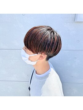 ヘアステージアミカル 丸みマッシュ／メンズ縮毛矯正／ツーブロック