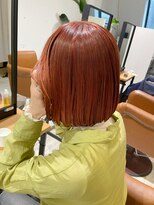 ルーツ(ROOTS)&nbsp;ブリーチ×オレンジピンク