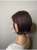 外ハネミニボブスタイル