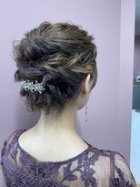 カームバイリコ 学芸大学(calm by liko)&nbsp;ボブヘアセット/ボブアレンジ/お呼ばれヘアセット/編み込み