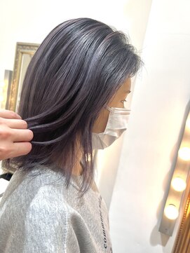 コワファースト  させぼ五番街店(COIFF1RST) ラベンダー×バレイヤージュ