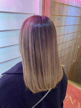 アヴァンス 天王寺店(AVANCE.) バレイヤージュ×透明感