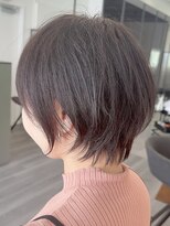 ビューエヒメ(VIEW EHIME)&nbsp;大人ラフウェーブ20代30代40代ボブブラウンスウィングショート