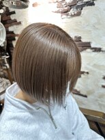 ヘアー クリエイト カルバリ(HAIR CREATE Calbari)&nbsp;ミニボブ×セピアグレージュ