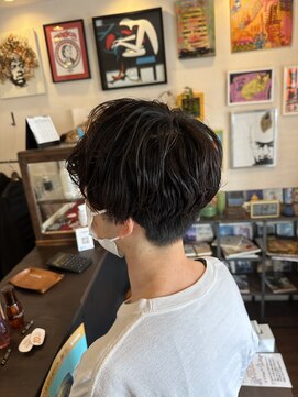 マヒカ(MAGICA) 刈り上げマッシュ×ナチュラルパーマ