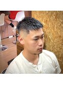 スキンフェード×クロップスタイル