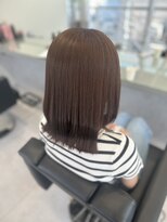 ミニョン(Mi9non) ブリーチなしダブルカラーでミルクティーグレージュ