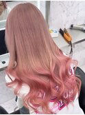 ピンクグラデーション