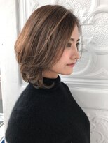 ガーデン 銀座(GARDEN)&nbsp;大人ひし形シルエットボブ　前髪こなれミディ　銀座