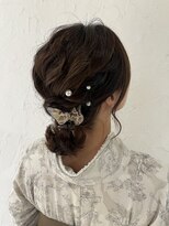 バサラ 大阪梅田店(VASARA)&nbsp;卒業式ヘアセット　袴ヘア　ミディアム　ゆるふわ　へアメ　大阪