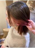 ピンクインナーカラー_八千代緑が丘駅