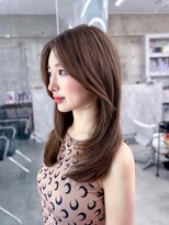 フィヴェント(Fivent) 美髪韓国レイヤーイメチェン似合わせチェリーブラウンミニウルフ