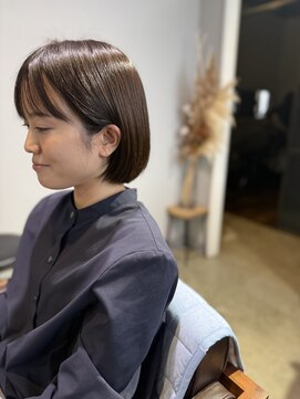 ワ ヘアー(wa-hair) 大人可愛い/ショートボブ/切りっぱなしボブ/ミニボブ/韓国風