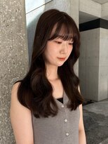 ローネス(LONESS) 顔まわりカット/ナチュラルカラー/ブラウンベージュ