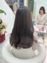 ロンドルピナス 小倉(Lond Lupinus)&nbsp;ミディアムヘア暗めカラー/デザインカラー/フェイスフレーミング