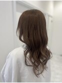 ブリーチあり◯ ブラウンベージュカラー