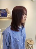 レッドカラー/レイヤーカット