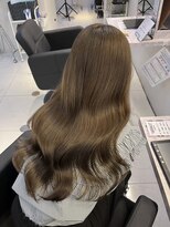 リー 四ツ橋(Lee)&nbsp;【髪質改善】ブリーチなしダブルカラー　オリーブアッシュ