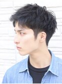 Haleニュアンスパーマスパイキーショートバーバーフェザーパーマ