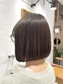 リビュー(re view)&nbsp;透明感たっぷりのカラーと艶のあるボブが得意です！