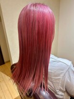 ヘアデザインフルーヴ(hair design fleuve)&nbsp;キュートで可愛いピンクカラー