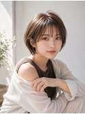 ショートボブ髪型20代30代40代50代前髪あり前髪なし面長丸顔越谷