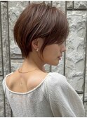 立川 似合わせカット ショートカット ショートボブ ベージュ