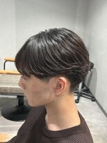 スウェル 成田店(Swell)&nbsp;刈り上げマッシュ×フェザーパーマ[#成田 #MEN'S #メンズサロン]