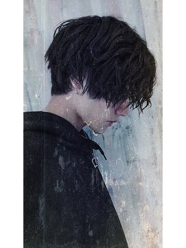 シン(syn) ワイルドツーブロックセミウエットビジカジマット無造作ショート