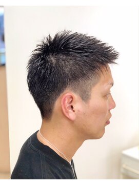 エイミー バイ ハセ(Aimee by HASE) 20代30代/ワイルドツーブロックカット/アッシュブラック