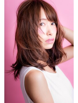 ソア 武蔵小杉(SOAR) ココアベージュグレージュカラーの黒髪ローライト小顔ボブウルフ