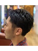 爽やかビジネスマンヘア武蔵新城美容室EGOメンズカット松波光男