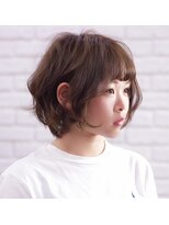 ゴーラウンド ヘアーサロン(go round hair salon) グレージュショート。