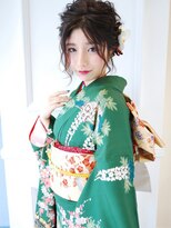 ゲッカビジン(GEKKABIJIN)&nbsp;レンタル振袖FS-62 43000円《東京着物レンタル六本木月下美人》