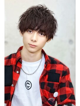 リップス 表参道店(LIPPS) 王道MIXパーマ！束感ショート　ツーブロック　ひし形