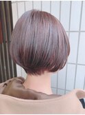 オフィスショートスタイル&アッシュブラウン(表参道　青山) 元重