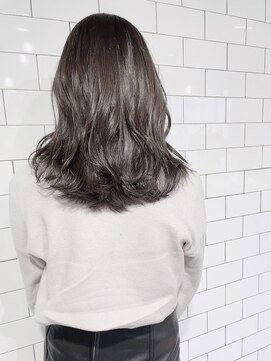 ブルー 仙台店(Blue) 《Blue》#ダークグレージュ#大人ガーリー#かき上げ