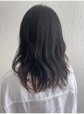 毛先 平巻き風 ロングヘアアレンジ