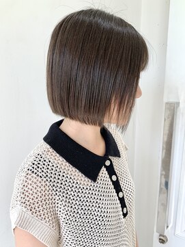 フォーク FOLK 【FOLK】カットで透明感☆似合わせ切りっぱなしストレートボブ♪