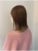 くくれる切りっぱなしボブ