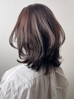 シルクレイヤーカット*レイヤースタイル*くびれヘア*白髪ぼかし