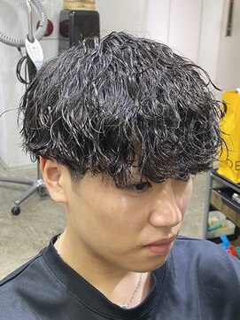 エルオム(EL.HOMME) 【RYUYA】マッシュ×波巻きツイスパパーマ