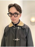 メンズ　大人センターパート