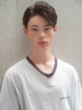 レジュアル(RESSUAL) かき上げヘア　ニュアンスマッシュ　サイドパート　ビジネス