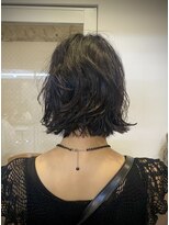 ガタカ(GATTACA)&nbsp;癖毛を活かしたパーマ風ボブ　【KEI】