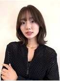 【尾山貴教】外ハネくびれ&シースルーバング
