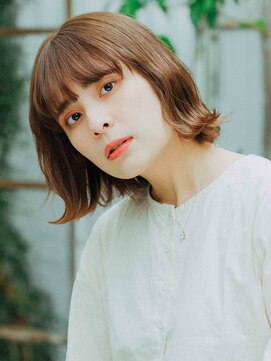 アカサ(A.casa) 外ハネミディ/20代/30代/40代/50代/西阿知/イオン倉敷